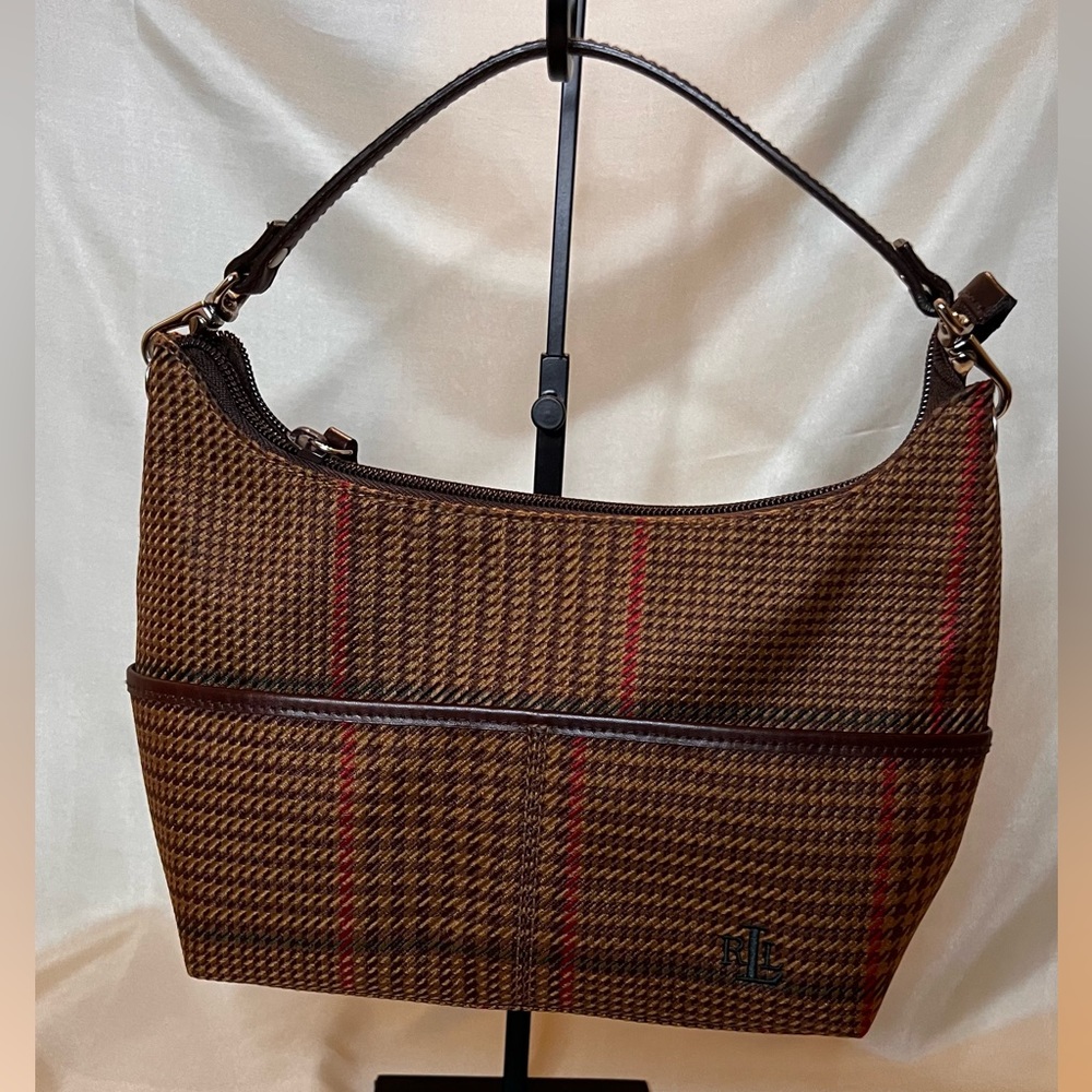 Ralph Lauren Plaid Hand Bag size OS